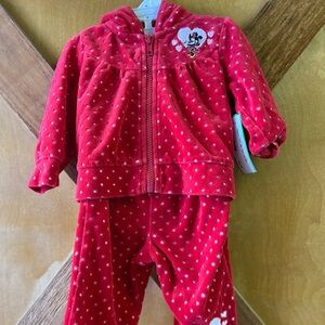 Girls 2pc, six months hoodie with pants